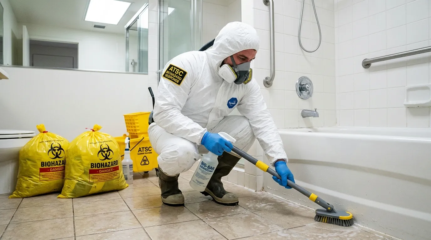 Decontamination equipment deployed for Blood Cleanup in San Fernando
